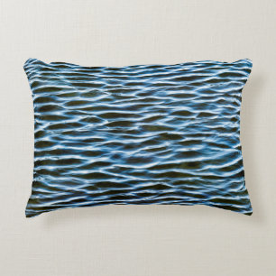 Body of water during daytime decorative cushion