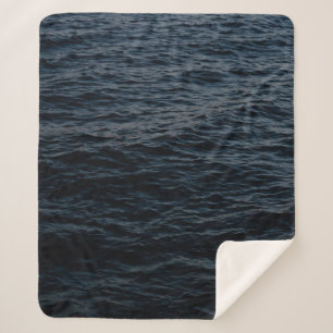 BODY OF WATER DURING DAYTIME SHERPA BLANKET