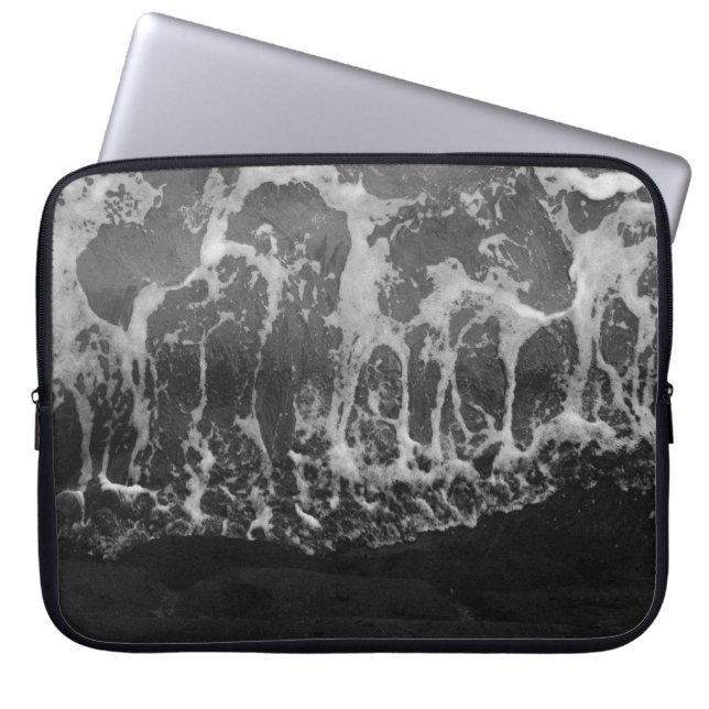 BODY OF WATER WITH BUBBLES LAPTOP SLEEVE (Front)