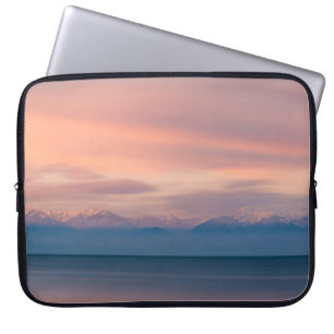 BODY OF WATER WITH GOLDEN TIME LAPTOP SLEEVE