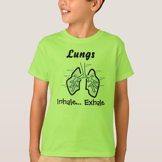 Body Parts -- Human Lungs T-Shirt (Front)