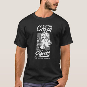 Body Piercer Gun Dermal Piercing Implants Quotes   T-Shirt