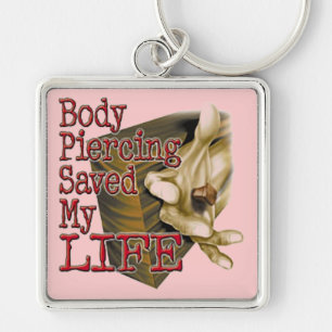 Body Piercing Keychain