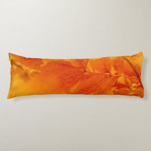 Body Pillow Coloured Autumn Glow Leaves