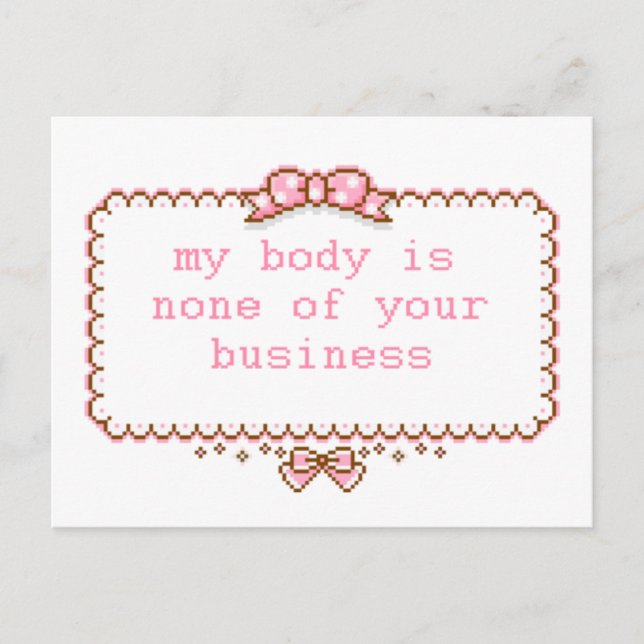 Body Positive Postcard (Front)