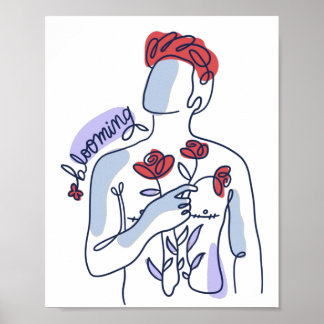 Body positivity movement messages poster