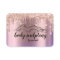 Body Sclupting Beauty Logo Glitter Drips Eggplant