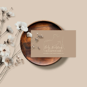 Body sculpting contouring spa tan bronze business card