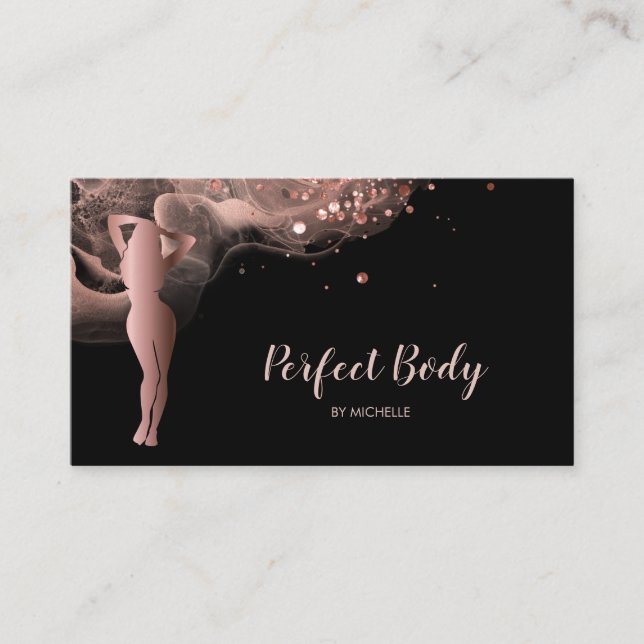 Body Sculpting Fitness Linergie Waist Trainer Busi Business Card (Front)