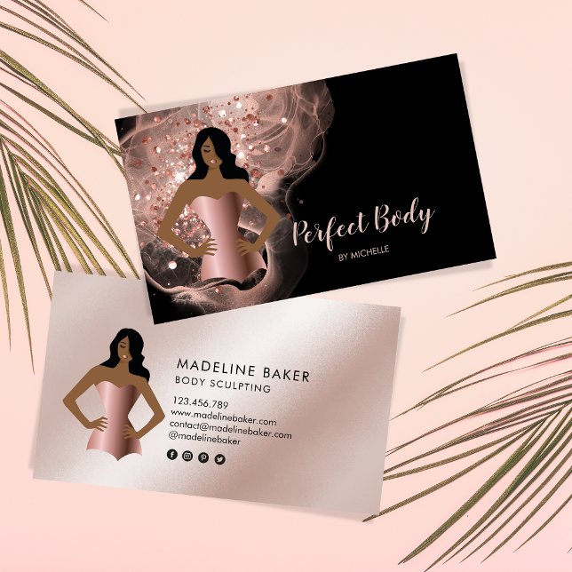 Body Sculpting Fitness Linergie Waist Trainer Busi Business Card (Creator Uploaded)