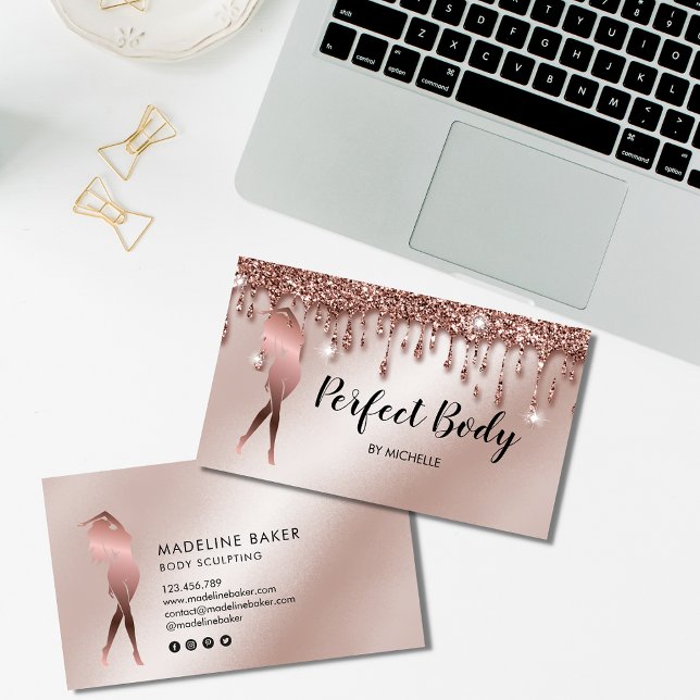 Body Sculpting Fitness Linergie Waist Trainer Busi Business Card (Creator Uploaded)