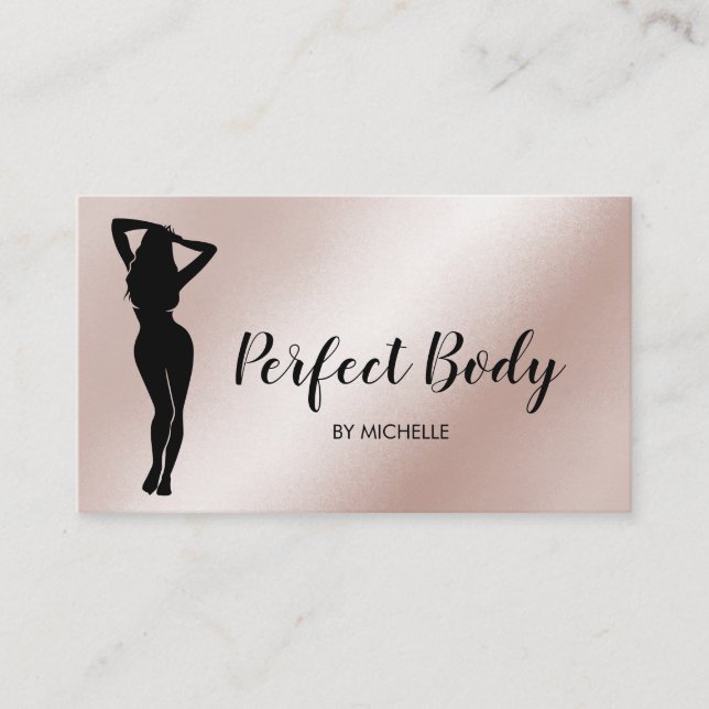 Body Sculpting Fitness Linergie Waist Trainer Busi Business Card (Front)