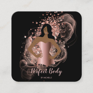 Body Sculpting Fitness Linergie Waist Trainer Busi Square Business Card