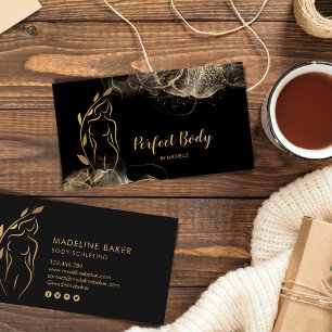 Body Sculpting Wellness Cosmetics Beauty Spa Busin Business Card