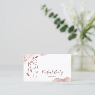 Body Sculpting Wellness Cosmetics Beauty Spa Busin Business Card