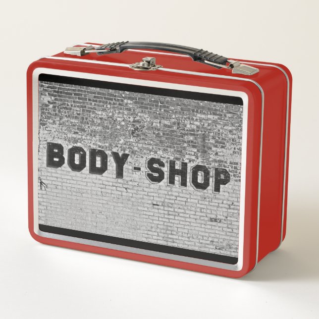 Body Shop Metal Lunch Box (Front)