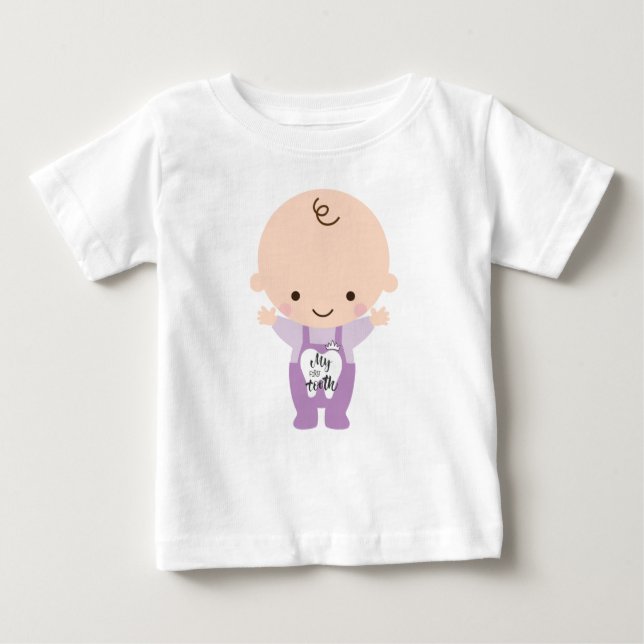 body suit First tooth  Baby T-Shirt (Front)