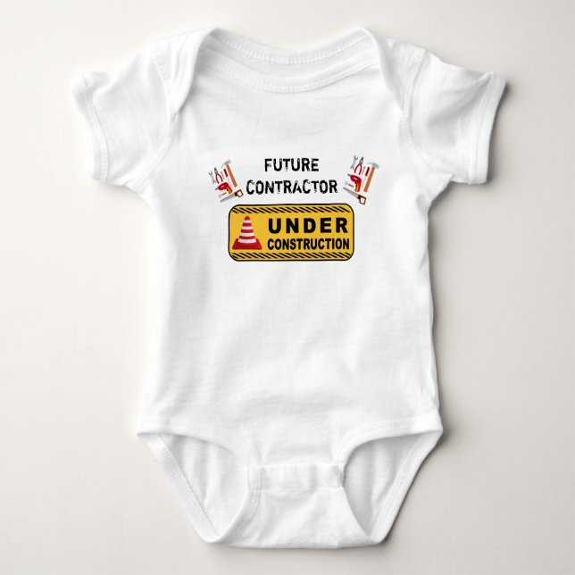 Body Suit: Future Contractor Baby Bodysuit (Front)