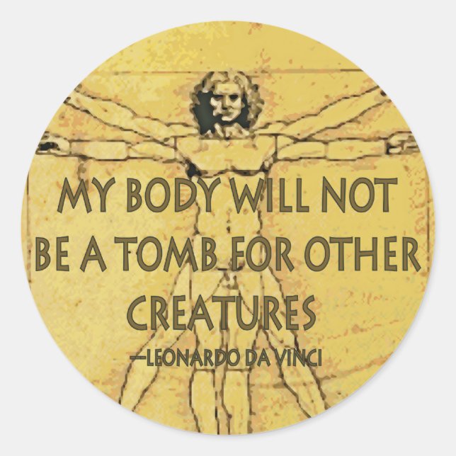 Body Tomb Classic Round Sticker (Front)