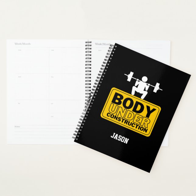 Body Under Construction Custom Name Planner (Display)
