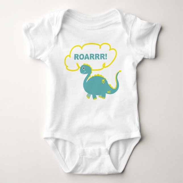 Body with dinosaur baby bodysuit (Front)