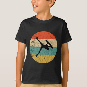 Bodyboarder Vintage Retro Sunset Surfing Bodyboard T-Shirt