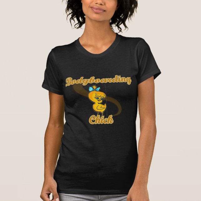 Bodyboarding Chick T-Shirt (Front)
