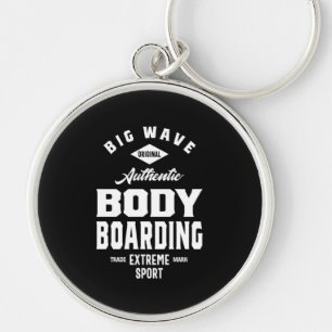 Bodyboarding Extreme Sport Key Ring
