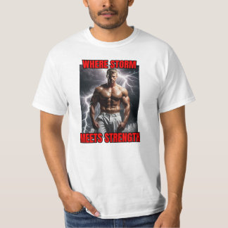 Bodybuilder and storm T-Shirt
