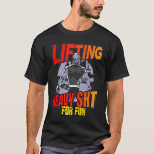 Bodybuilder deadlift and squat workout hoodie T-Shirt