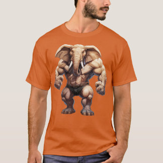 Bodybuilder Elephant T-Shirt