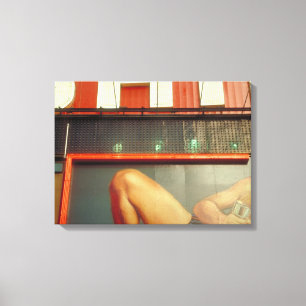 Bodybuilding Advertising Time Square NYC Canvas Print