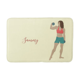 Bodybuilding Bath Mat