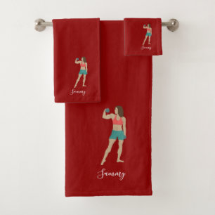 Bodybuilding Bath Towel Set