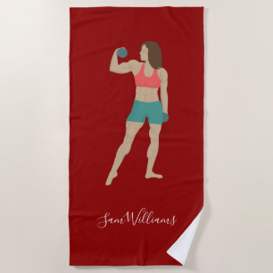 Bodybuilding Beach Towel