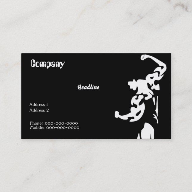 Bodybuilding Business Card (Front)