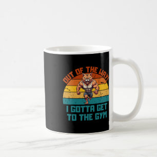 Bodybuilding Cat Weight Lifting For Men Women Coffee Mug