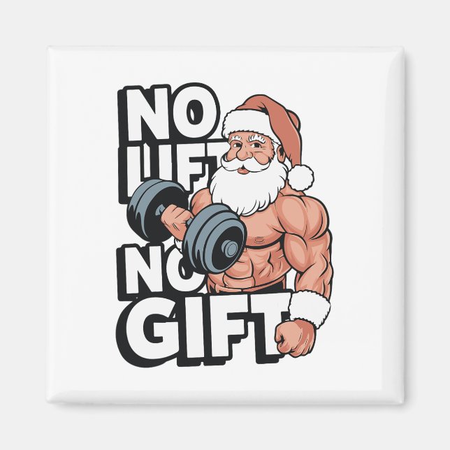 Bodybuilding Fitness Gym Christmas Gifts For Bodyb Magnet (Front)