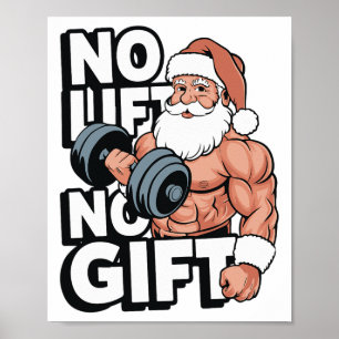 Bodybuilding Fitness Gym Christmas Gifts For Bodyb Poster