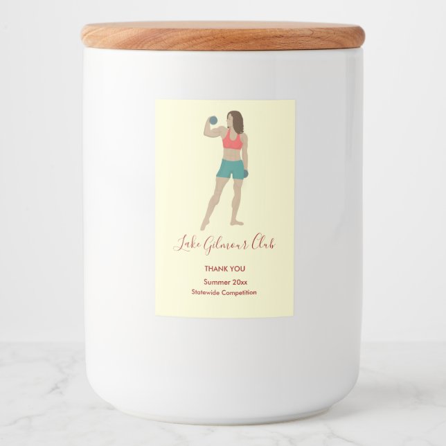 Bodybuilding Food Label (Front)
