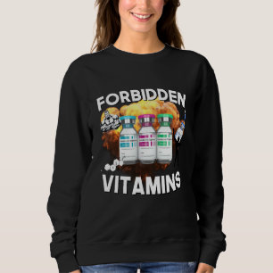 Bodybuilding Forbidden Vitamins Testosterone Anabo Sweatshirt