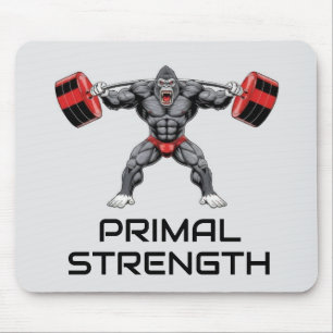 Bodybuilding Gorilla  Mouse Pad