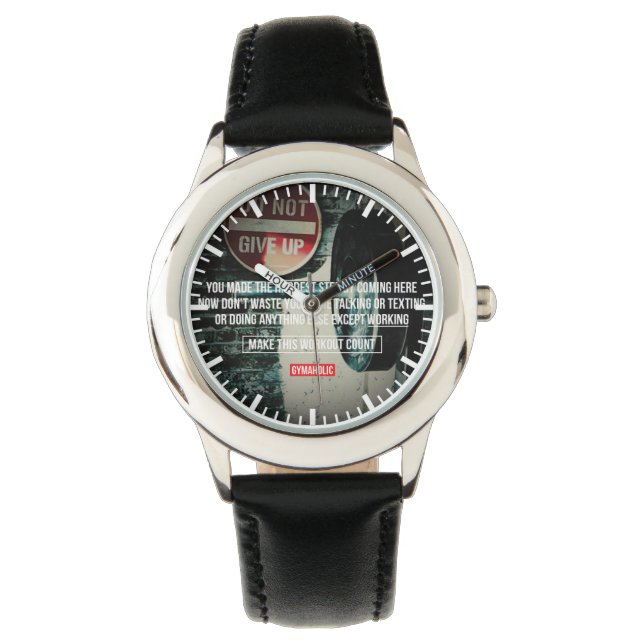Bodybuilding Gym Motivation Watch (Front)