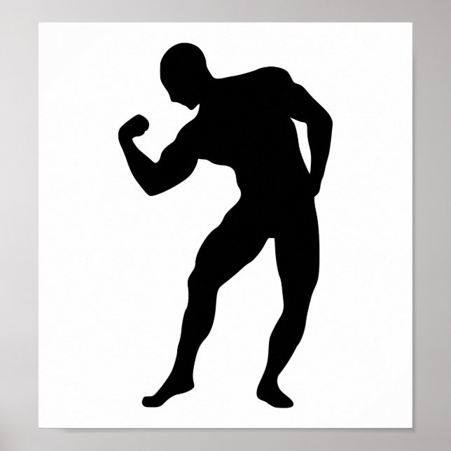 Bodybuilding gym poster (Front)