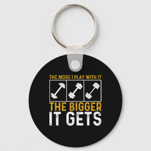 Bodybuilding Gym Workout Weightlifting Muscles Get Key Ring