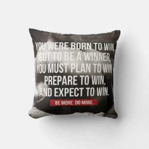 Bodybuilding Inspiration - Born To Win - Workout Cushion