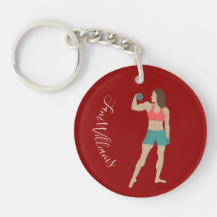 Bodybuilding Key Ring