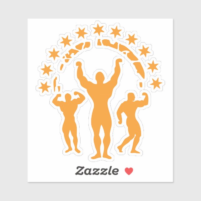 bodybuilding logo 9 star (Sheet)