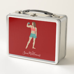 Bodybuilding Metal Lunch Box