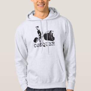 Bodybuilding Motivation - Conquer Hoodie